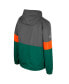 ფოტო #2 პროდუქტის Men's Charcoal Miami Hurricanes Miles Full-Zip Jacket