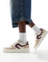 Levi's Glide L chunky trainers with patch logo in beige and red