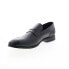 Фото #8 товара Florsheim Jetson Penny Mens Black Leather Loafers & Slip Ons Penny Shoes