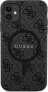 Guess Guess GUHMN61G4GFRK iPhone 11 6.1" / Xr czarny/black hardcase 4G Collection Leather Metal Logo MagSafe