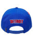 Фото #4 товара Men's Blue Detroit Pistons Mashup Logos Snapback Hat