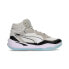 Фото #2 товара Puma Playmaker Pro Mid 37790202 Mens White Canvas Athletic Basketball Shoes