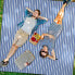 Фото #3 товара XXL Picknickdecke mit Streifen Muster