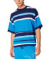 Фото #1 товара Men's Colorblocked Stripe T-Shirt