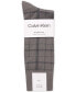 Men's Crew Length Microfiber Dress Socks, Assorted Patterns, Pack of 4