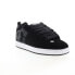 Фото #4 товара DC Court Graffik 300529-KRN Mens Black Skate Inspired Sneakers Shoes