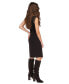 ფოტო #6 პროდუქტის Women's Astor Studded Side-Slit Midi Dress