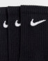 Nike Training lightweight socks 3 pack in black