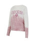 Фото #1 товара Women's Pink/White Boston Bruins Orchard Tie-Dye Long Sleeve T-Shirt