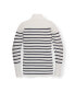 Women's Long Sleeve Mock Neck Breton Sweater