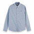 Фото #1 товара SCOTCH & SODA Essential Yarn Dye long sleeve shirt