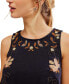 Women's Cotton Sleeveless Embroidered Top