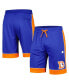 Men's Royal, Orange Distressed Denver Broncos Vintage-Like Fan Favorite Shorts