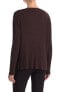 Lafayette 148 New York 156306 Women's Plisse Rib Cardigan Espresso Sz. Large