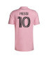 Фото #3 товара Футболка мужская Adidas Lionel Messi розовая Inter Miami CF 2023 Воспроизведение формы "The Heart Beat"