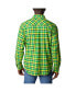 ფოტო #3 პროდუქტის Men's Green Oregon Ducks Flare Gun Flannel Long Sleeve Shirt