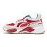 Puma Scuderia Ferrari RsX X Jv Lace Up Mens Beige, Red Sneakers Casual Shoes 30