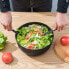 Фото #8 товара Салатник с крышкой и приборами для смешивания GEHE Salad Bowl Serving Servers 25x25x11 см