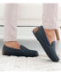 ფოტო #5 პროდუქტის Women's Faux Leather Vivienne Moc Slippers