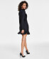 Фото #2 товара Women's Long-Sleeve Ruffled Mini Dress, XXS-4X, Created for Macy's