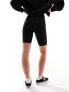 Tommy Jeans logo taping legging shorts in black