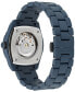 ფოტო #3 პროდუქტის Men's Swiss Automatic Blue Ceramic Bracelet Watch 43mm