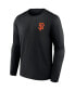 Фото #3 товара Men's Black San Francisco Giants It Doesn'T Get More Hometown Collection Long Sleeve T-shirt