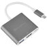 Фото #1 товара SilverStone SST-EP08C - USB 3.2 Gen 1 (3.1 Gen 1) Type-C - 100 W - 2.0a - Charcoal - 24 Hz - HDMI - USB 3.2 Gen 1 (3.1 Gen 1) Type-A - USB 3.2 Gen 1 (3.1 Gen 1) Type-C