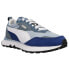 Фото #4 товара Puma Rider Fv "Future Vintage" Lace Up Mens Blue Sneakers Casual Shoes 38767206