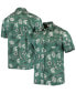 Фото #1 товара Men's Green Michigan State Spartans Vintage-Like Floral Button-Up Shirt