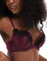 Фото #6 товара New Look satin embroidered bra in burgandy