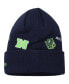 Фото #2 товара Big Boys and Girls College Navy Seattle Seahawks Identity Cuffed Knit Hat