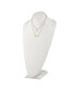 ფოტო #2 პროდუქტის Rose IP-plated Heart and Bar Multi Strand Cable Chain Necklace