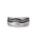 ფოტო #1 პროდუქტის Life's a Beach Design Sterling Silver Blue Sapphire, Topaz Gemstone Band Men Ring