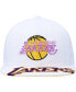 Men's White Los Angeles Lakers Hardwood Classics Swingman Pop Snapback Hat