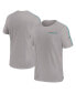 ფოტო #1 პროდუქტის Men's Gray Miami Dolphins 2024 Sideline Coach UV Performance T-Shirt