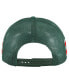 ფოტო #4 პროდუქტის 47 Brand Men's Green Minnesota Wild Sideband Stripes Trucker Snapback Hat