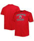 ფოტო #1 პროდუქტის Men's Red Washington Wizards Big and Tall Heart and Soul T-shirt