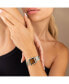 ფოტო #2 პროდუქტის Geminus Women's Sandstone and Tiger's Eye Stainless Steel Watch