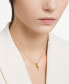 Фото #6 товара Swarovski gold-Tone Crystal & Polished Bar Pendant Necklace, 15" + 2" extender