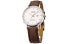 Фото #1 товара Часы и аксессуары CASIO LTH-1060L-7APF Белый циферблат, коричневый ремень