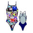 Фото #1 товара TURBO Comic Thin Strap Swimsuit