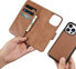 Фото #15 товара iCarer iCarer Wallet Case 2in1 etui iPhone 14 Pro skórzany pokrowiec z klapką Anti-RFID brązowy (WMI14220726-BN)