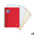 Фото #1 товара ноутбук Oxford Europeanbook 10 School Classic Красный A4 150 Листья (5 штук)