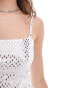 Фото #3 товара Miss Selfridge sparkly skinny strap mini dress