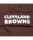 Men's Brown Distressed Cleveland Browns Team OG 2.0 Anorak Vintage-Like Logo Quarter-Zip Windbreaker Jacket