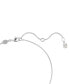 ფოტო #3 პროდუქტის Silver-Tone Insigne Crystal Cross Pendant Necklace, 15" + 2-3/4" extender