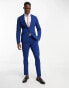 Фото #8 товара New Look super skinny suit jacket in indigo - suit flow 18