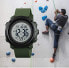 L LAVAREDO Men's Watch, Sports Outdoor Digital Watches for Men with Alarm Clock, Calendar, LED Light, Countdown, Stopwatch, 5 ATM Waterproof Silicone Strap, Wristwatch, Multifunction Men's Watch