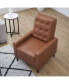 Фото #7 товара Darcy Recliner Chair Mid-Century Modern Tufted Upholstery Ergonomic Push Back Living Room Recliner